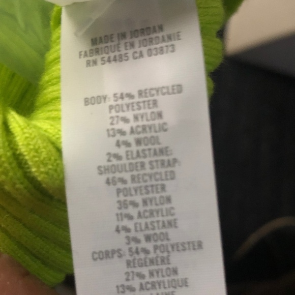 Aerie (XL) Lime Green Cropped Ribbed Cami - Picture 11 of 11